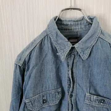 모모타로 진즈 데님 셔츠 긴팔 던거리