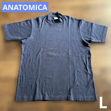 ANATOMICA 모크넥 T셔츠 네이비 L