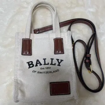 BALLY 발리 캔버스 미니 토트백 숄더백 2WAY