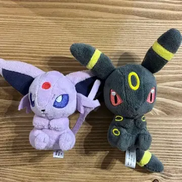 포켓몬 에브이 블래키 봉제 인형 2체 세트