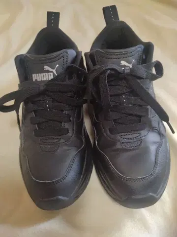 PUMA 시리아 블랙 통굽 새상품급