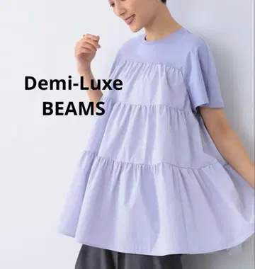 Demi-Luxe BEAMS/콤비 티어드 풀오버