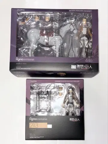 [진격의 거인] figma 엘빈/리바이 2점 세트 (설명란 필독)