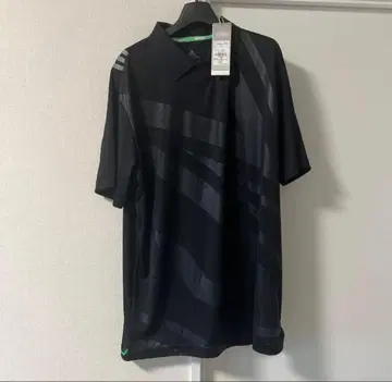 adidas 피케 셔츠 블랙 UPF50 골프 테니스 t셔츠