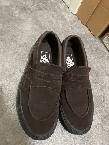 새상품급 24.5cm vans 반스 로퍼 브라운