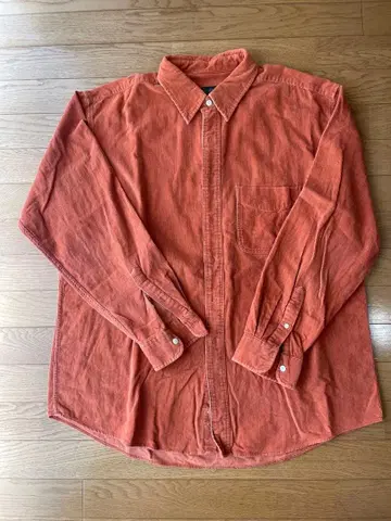 J.CREW 코듀로이 셔츠 XL 오렌지