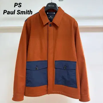 PS Paul Smith 울 코트 브라운 네이비