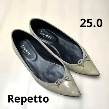 Repetto 에나멜 스틸레토 발레 슈즈 40