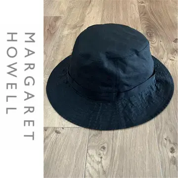 [ 미사용 ] 마가렛호웰 린넨 햇 블랙