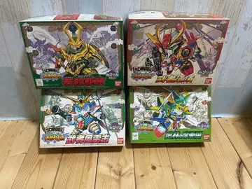 레어 빨간색 BANDAI SD 건담 BB전사 프라모델 4종 세트
