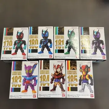 CONVERGE KAMEN RIDER 7종 세트 가면라이더