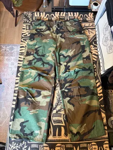 80년대 미군 M-65 카모 패턴 카고 팬츠 밀리터리