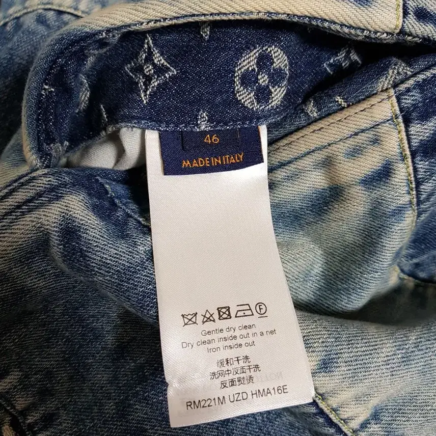 루이비통 니고 모노그램 데님 후드 자켓 사진 8