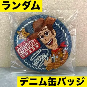 토이스토리 5 데님 자수 캔뱃지 캔뱃지 토이스토리 우디