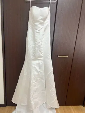 웨딩 드레스 머메이드 라인 화이트