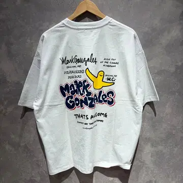 2 미사용 새상품 MarkGonzales 마크곤잘레스 프린트 T셔츠 L