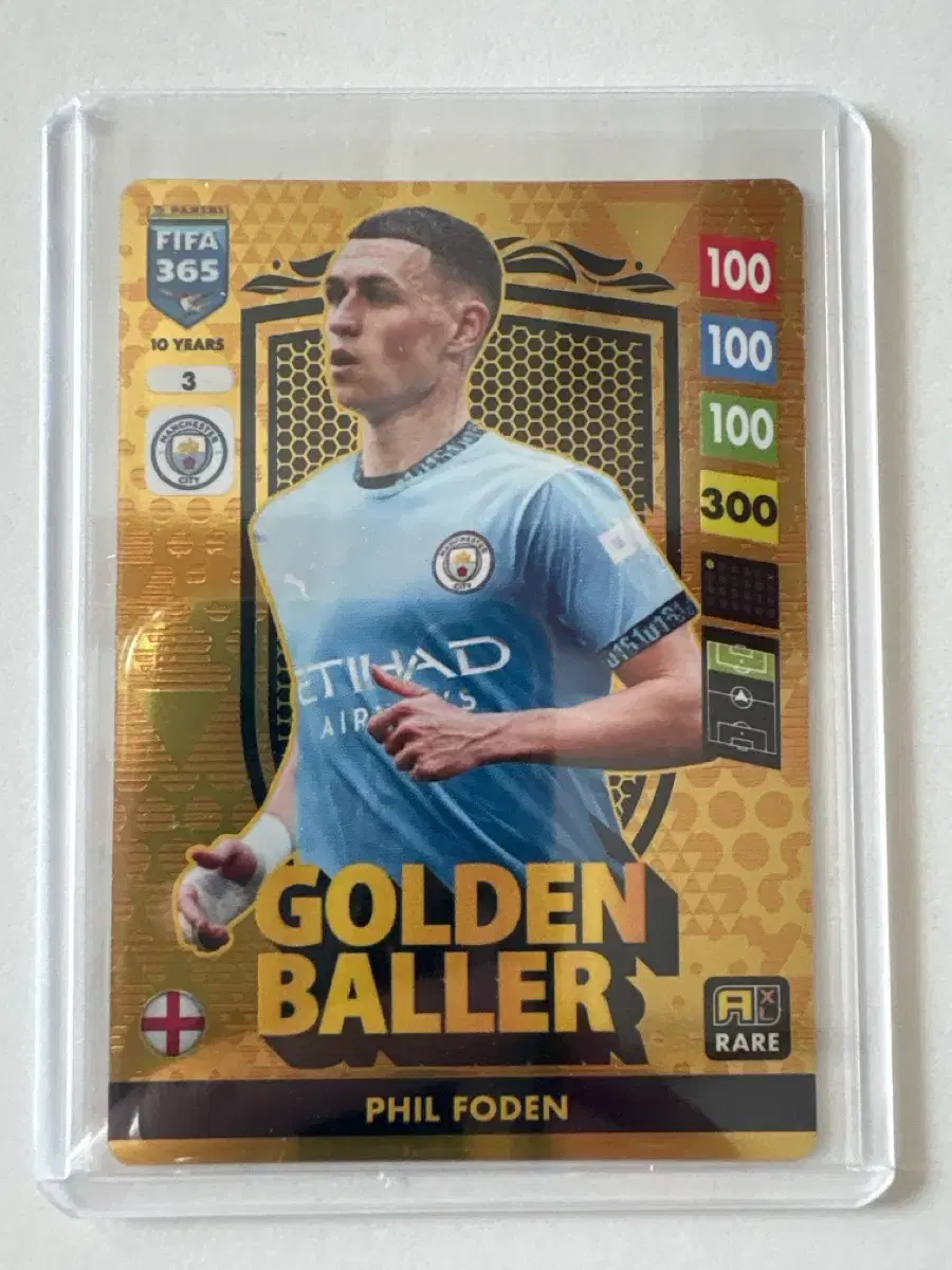파니니 축구카드 필 포든 (Phil Foden) 골든 볼러 카드