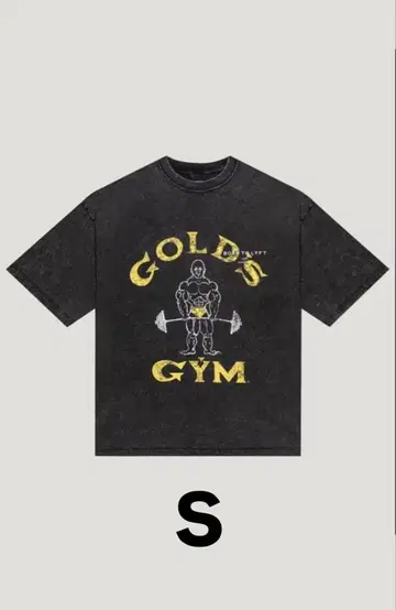 LYFT x GOLD'S GYM 빈티지 로고 티셔츠