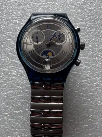 Swatch 크로노그래프 문페이즈 손목시계