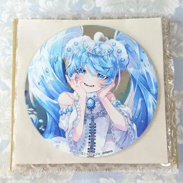 SNOW MIKU 유키 미쿠 코스터형 펍 미러 시라유키 토와 디자인 B