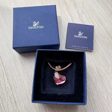 SWAROVSKI 하트 크리스탈 목걸이