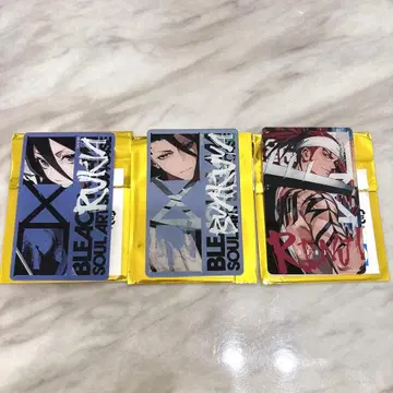 BLEACH LAM 아크릴 카드 쿠키 루키아 쿠키 뱌쿠야 아바라이 렌지