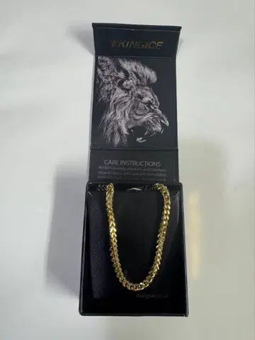 KINGICE 목걸이 킹아이스 골드색