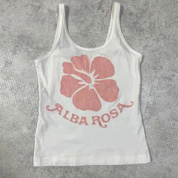 ALBA ROSA 알바 로자 레어 헤이세이 갸루 탱크탑 Y2K