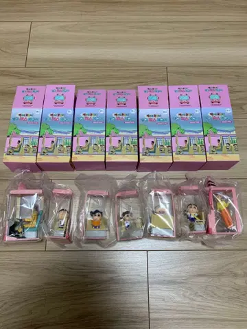 짱구는 못말려 유치원 버스 피규어 한국 해외 봉투 미개봉 컴플리트