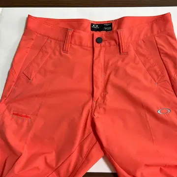 OAKLEY 골프 팬츠 오렌지 SKULL MESH