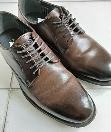 하자품 미사용 새상품 KANZAN 비즈니스 슈즈 브라운 25cm