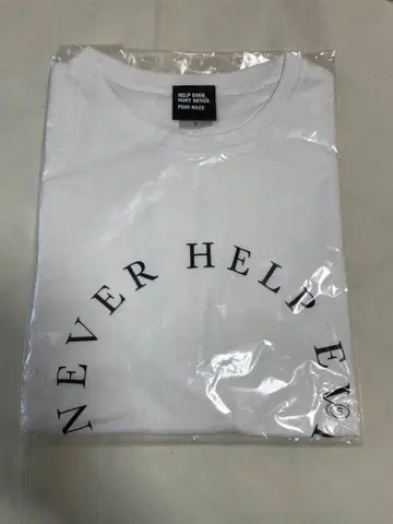[미개봉 새상품] 후지이 카제 hehn circle 티셔츠 화이트 S