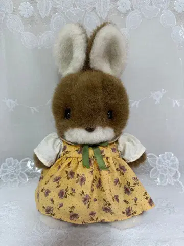 산애로우 토끼 봉제 인형 쇼와 레트로
