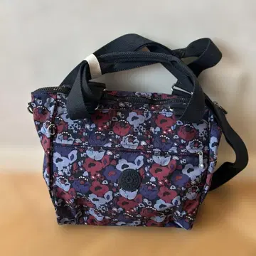 [새상품] Kipling 꽃무늬 2way 숄더백 참 포함