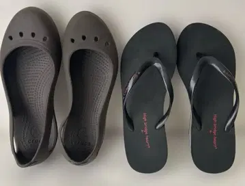 Crocs 샌들 & High bridge heart 비치 샌들