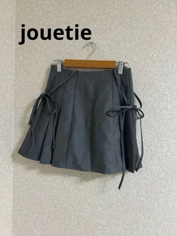 jouetie 리본 플리츠 미니 치마바지