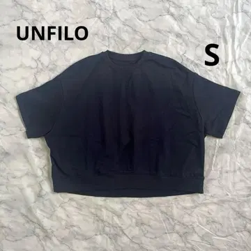 UNFILO 언필로 반팔 맨투맨 네이비 S