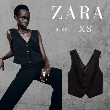 ZARA 크로스백 베스트 XS 블랙 새상품