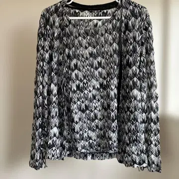 새상품급 MISSONI 앙상블 가디건 반팔 니트