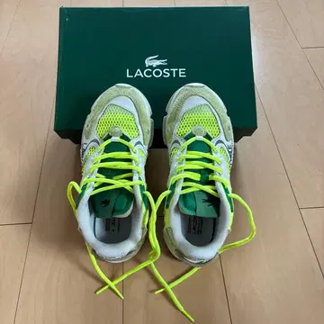 LACOSTE 스니커즈 네온 그린