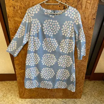 marimekko 푸케티 오분 소매 원피스