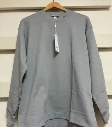 LACOSTE 모크넥 T셔츠 그레이 택 포함 새상품