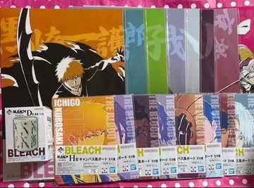 BLEACH 제일복권 찻잔 클리어 포스터 캔버스풍 보드 컴프 세트