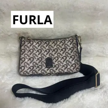 [ 새상품급 ] FURLA 훌라 아테나 숄더백 아치 로고 현행 로고