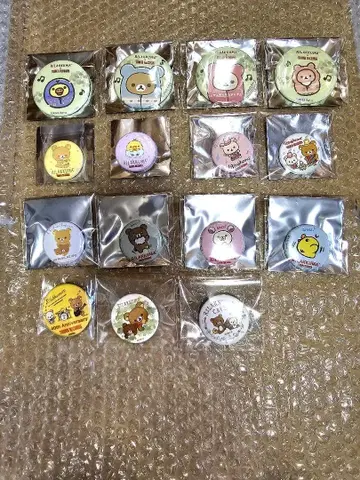 리락쿠마 타워 레코드 콜라보 캔뱃지 묶음 판매