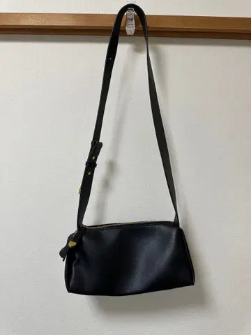 천연 가죽 숄더백