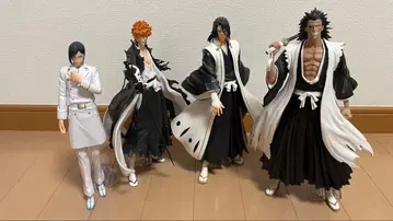 BLEACH 제일복권 피규어 4체 세트 상자 없음