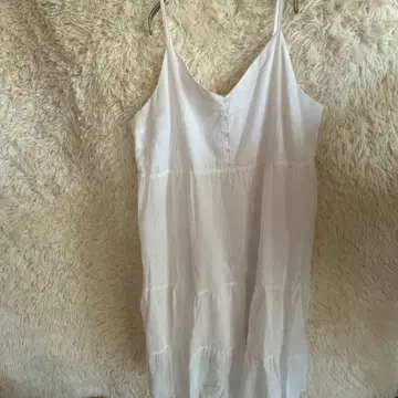 UNIQLO 코튼 개더 슬리브리스 원피스 3XL