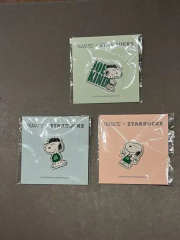 Starbucks PEANUTS 핀즈 3종 세트