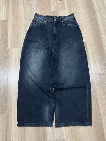 H&M SUPER BAGGY 슈퍼 배기 데님 완판템 BLACK 초와이드
